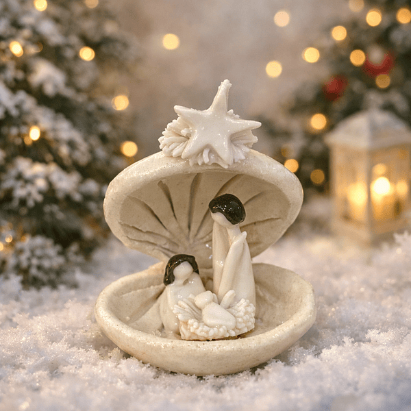 Presépio Concha . Artesanal . Peça de Autor