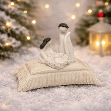 Presépio Branco . Artesanal . Peça de Autor