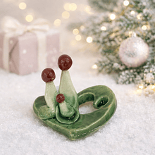 Presépio Coração . Artesanal . Peça de Autor . Rota do Figurado