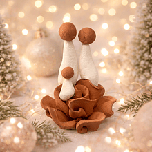 Presépio Flor . Artesanal . Peça de Autor . Rota do Figurado