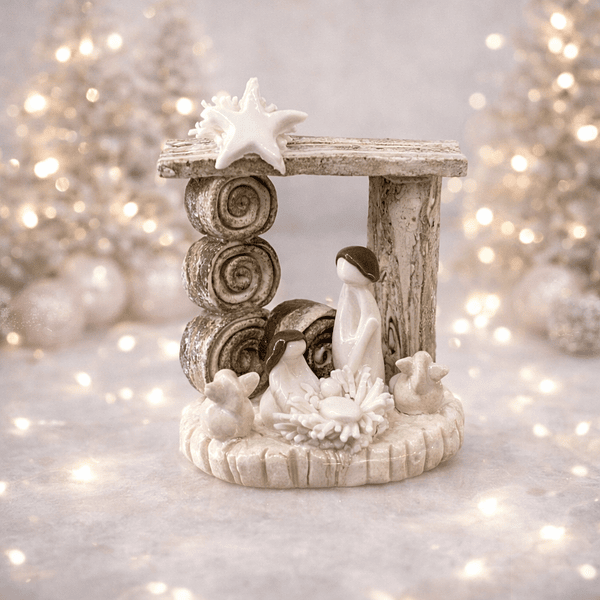 Presépio Cabana . Artesanal . Peça de Autor