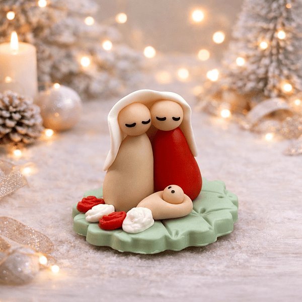 Mini Presépio . Artesanal . Peça de Autor