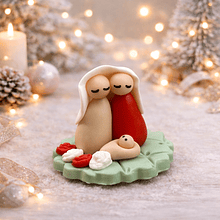 Mini Presépio . Artesanal . Peça de Autor