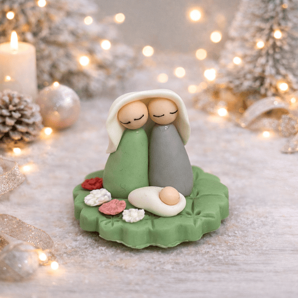 Mini Presépio . Artesanal . Peça de Autor