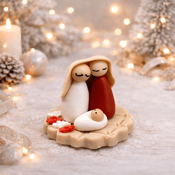 Mini Presépio . Artesanal . Peça de Autor