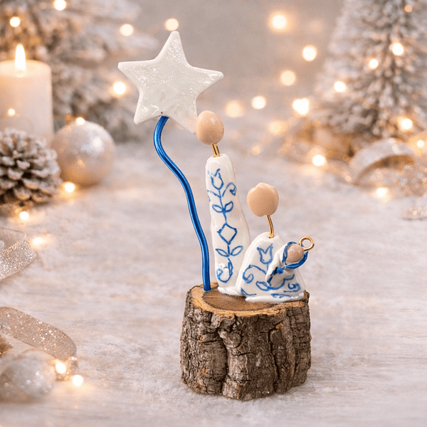 Mini Presépio Azulejos Estrela . Artesanal . Peça de Autor