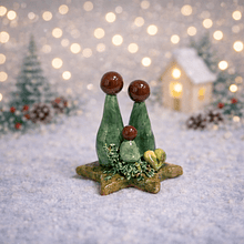 Mini Presépio Estrela . Artesanal . Peça de Autor . Rota do Figurado