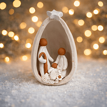 Presépio Ovo . Artesanal . Peça de Autor . Rota do Figurado