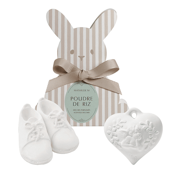 Cofret Coelhinho Mathild M. c/ 2 Gessos Perfumados . Poudre de Riz