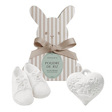 Cofret Coelhinho Mathild M. c/ 2 Gessos Perfumados . Poudre de Riz
