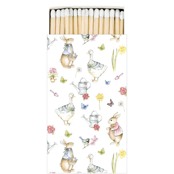 Caixa de Fósforos Jardim de Páscoa . Ambiente