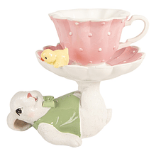 Coelho c/ Chávena e Pintainho . Clayre & Eef 6PR5937