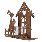 Suporte Velas Coelhos em Metal . Clayre & Eef 6Y5786