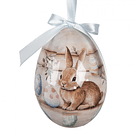 6 Ovos decorativos c/ Coelhinhos . Clayre & Eef 66457