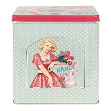 Caixa Metal "Vintage" . Alumínio Verde Água Clayre & Eef 6BL0125