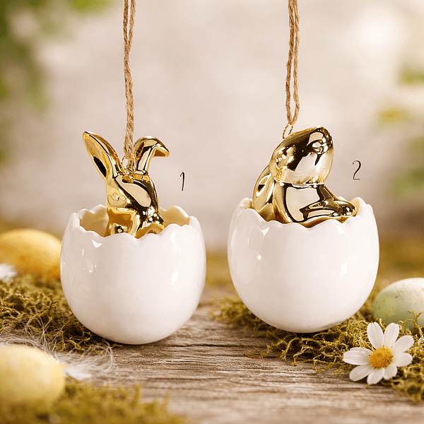 Coelho em Cerâmica p/ Pendurar 