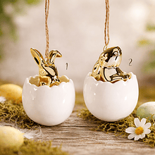 Coelho em Cerâmica p/ Pendurar 