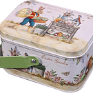 Caixa Cesto em Metal c/ Coelhinhos