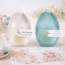 Vela Perfumada em Ovo de Vidro