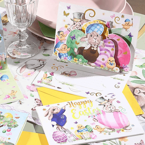 Postal Páscoa . Happy Easter