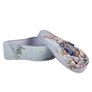 Caixa Coelho Azul em Metal