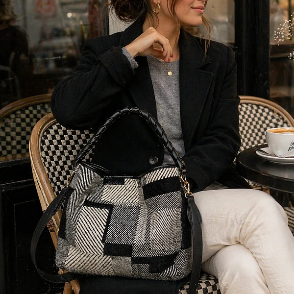 Mala Tote Padrão Geométrico