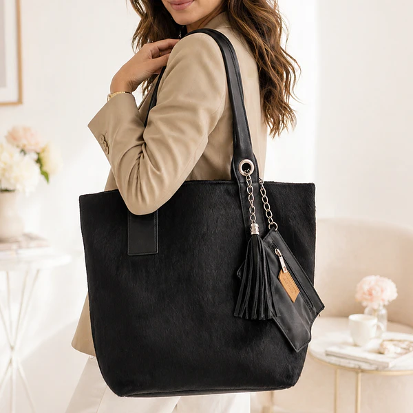 Mala Elegante em Pele