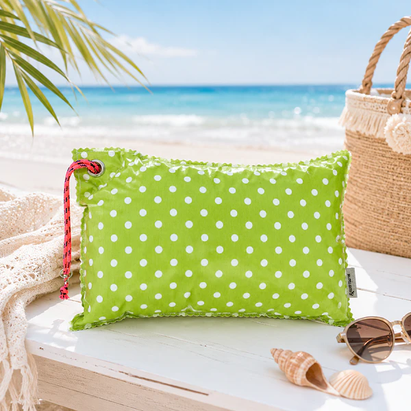 Almofada Praia Personalizada . Bolas Verde
