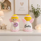 Peluche Anjo da Guarda Rosa . Little Drops of Water . Personalizado