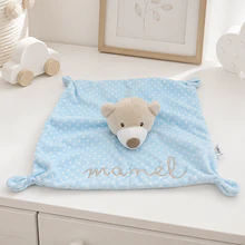 Doudou Ursinho Azul Personalizado