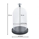Campânula de Vidro Clayre & Eef 6GL2544