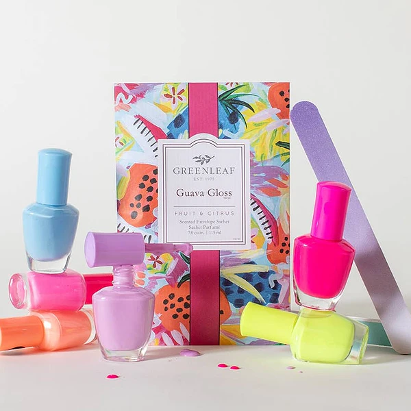 Sachê Perfumado . GREENLEAF Guava Gloss