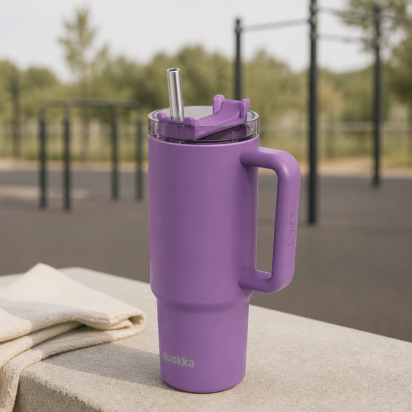 Caneca Térmica 950ml Stream Ametista Roxa . Quokka