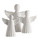 Anjo Decorativo em Cerâmica Mathilde M . Pequeno. 16,5 cm
