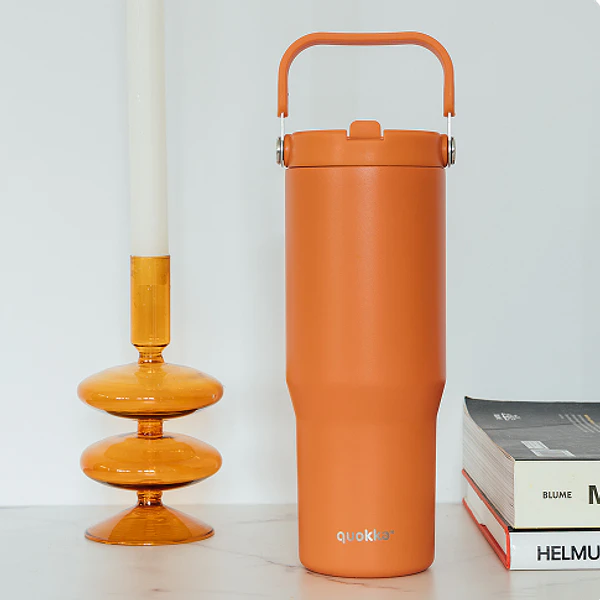 Copo Térmico 860ml Essencial . Laranja . Quokka 