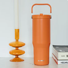 Copo Térmico 860ml Essencial . Laranja . Quokka 