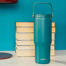 Copo Térmico 860ml Essencial . Verde Meia-Noite . Quokka