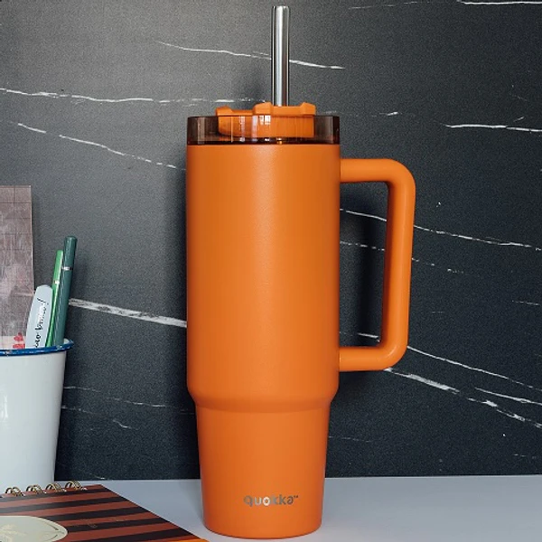 Caneca Térmica 950ml Stream Laranja . Quokka