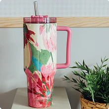 Caneca Térmica 1200ml Stream Flamba Rosa . Quokka