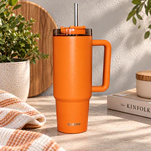 Caneca Térmica 1200ml Stream Laranja . Quokka