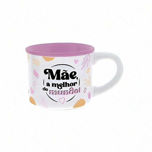 Chávena de Café 50 ml . Mãe a Melhor do Mundo . Lovely Story