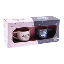 2 Chávenas de Café 50 ml . Senhora/Senhor que tem Sempre Razão . Lovely Story