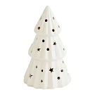 Árvore de Natal Decorativa Cerâmica c/ LEDs . Grande 15,5 cm