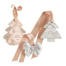Cofret Árvore Gessos Perfumados Mathilde M . Rubans de Fête . Orange Cannelle