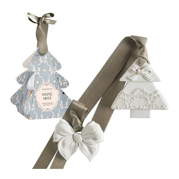 Cofret Árvore Gessos Perfumados Mathilde M . Rubans de Fête . Musc Irisé