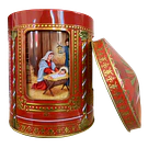 Lata Musical Carrossel Nativity . Silver Crane