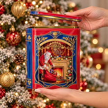 Lata Livro Pai Natal . Silver Crane
