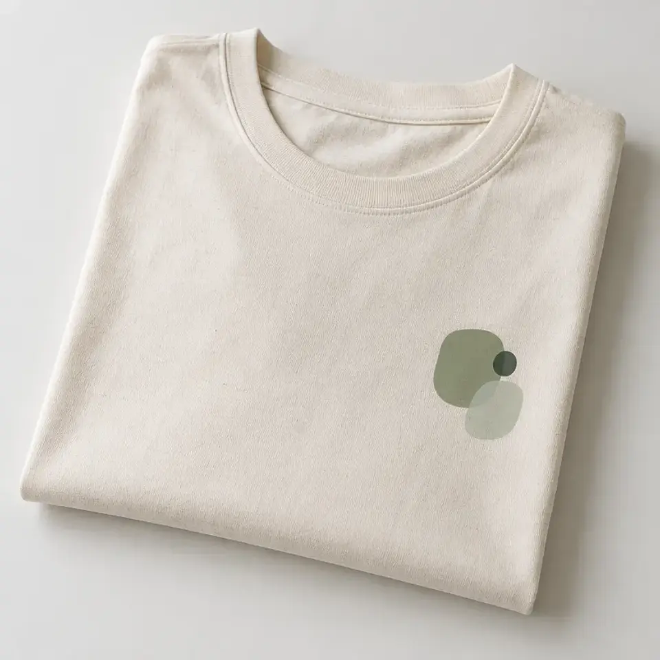 T-shirt de algodão com impressão DTF 1
