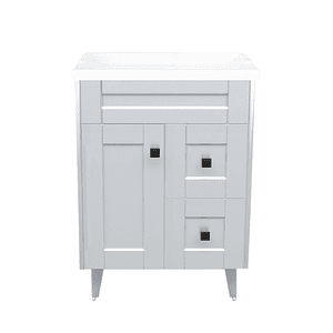 Kit Mueble Deluxe N60SK + Vanitorio F-60 Blanco / 60x47x80cm