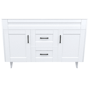 Mueble Vanitorio Deluxe D120SK Blanco Doble (No Incluye Cubierta) / 118x80x45cm